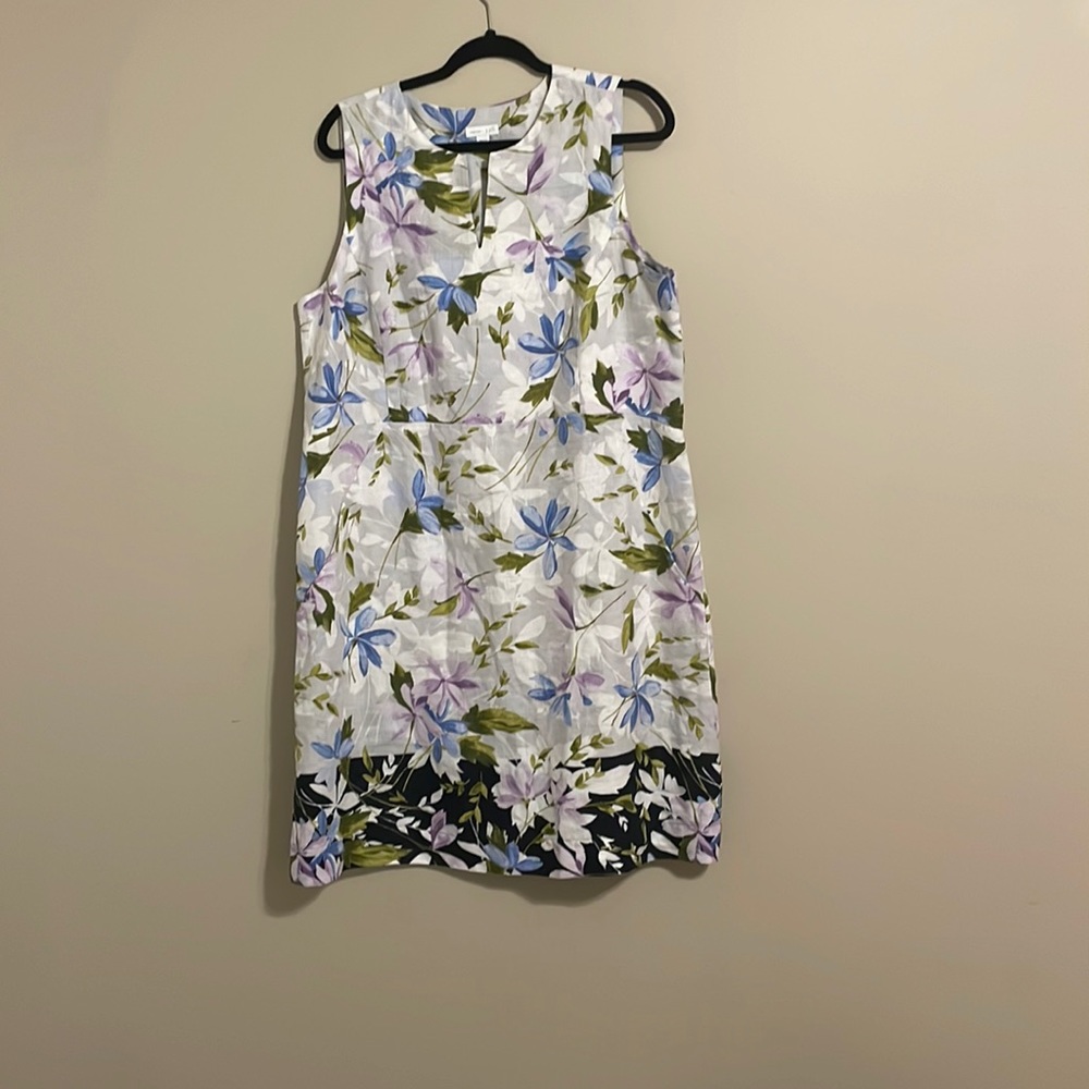 100 percent linen dress